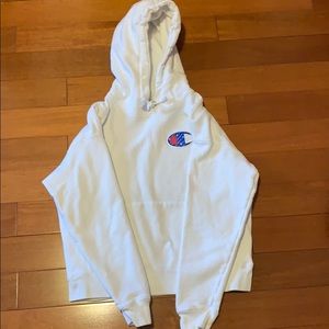White Champion hoodie